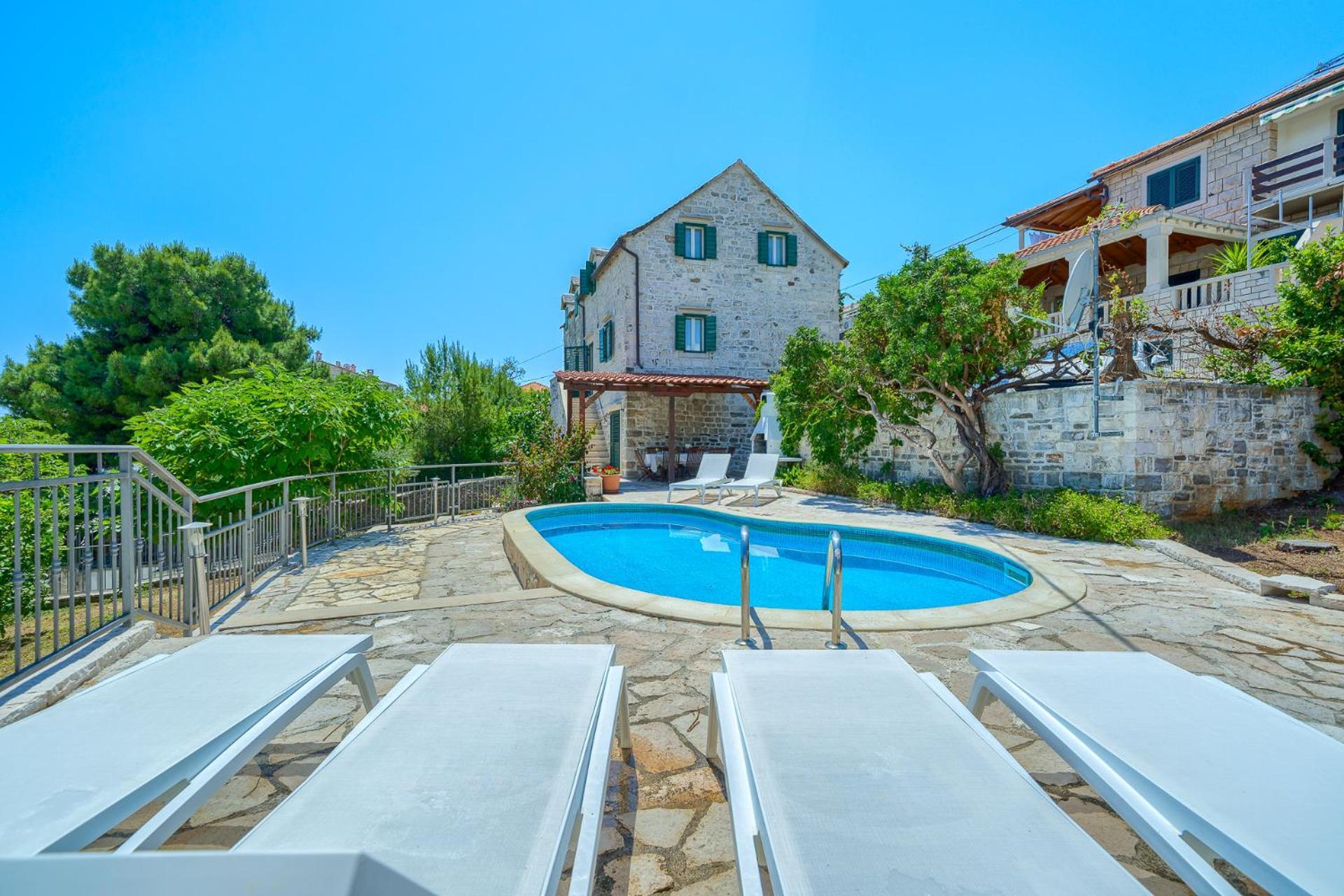 Villa Bonaca Perfect Location For A Holiday With Friends Or Family, Heated Pool Sumartin Kültér fotó