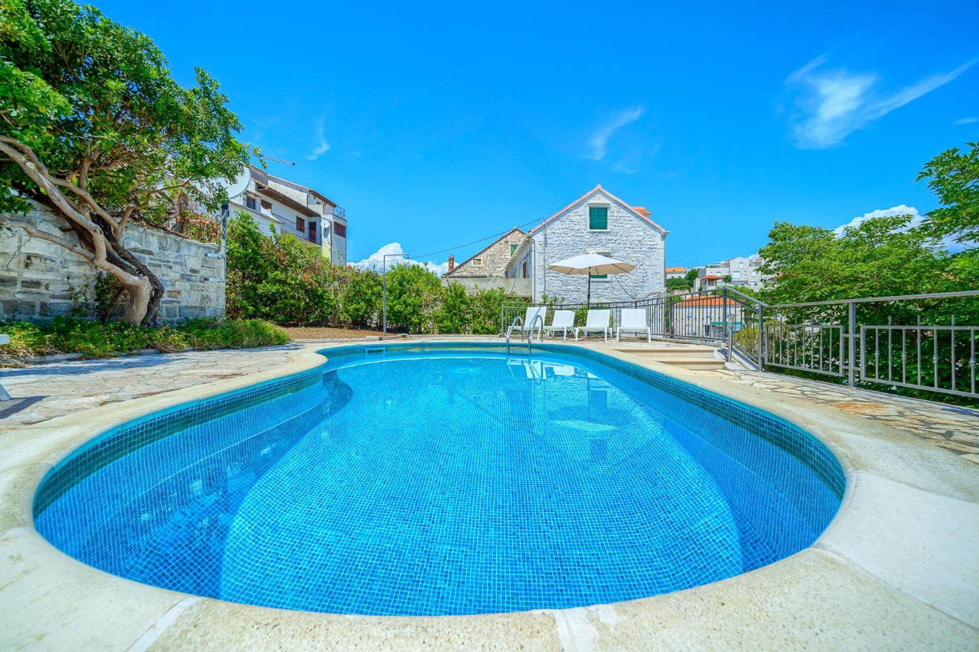 Villa Bonaca Perfect Location For A Holiday With Friends Or Family, Heated Pool Sumartin Kültér fotó