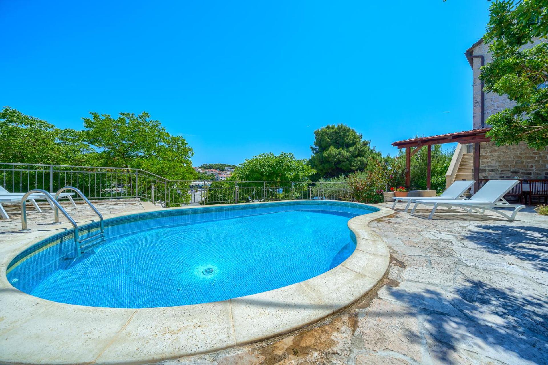 Villa Bonaca Perfect Location For A Holiday With Friends Or Family, Heated Pool Sumartin Kültér fotó