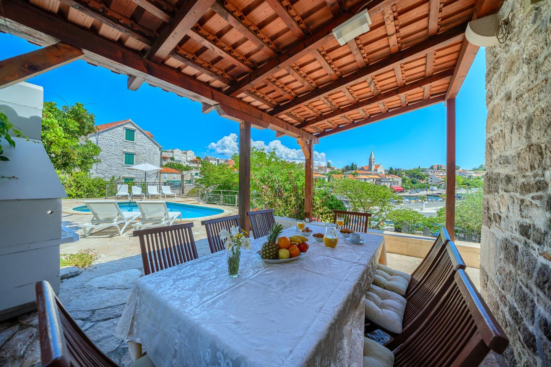 Villa Bonaca Perfect Location For A Holiday With Friends Or Family, Heated Pool Sumartin Kültér fotó