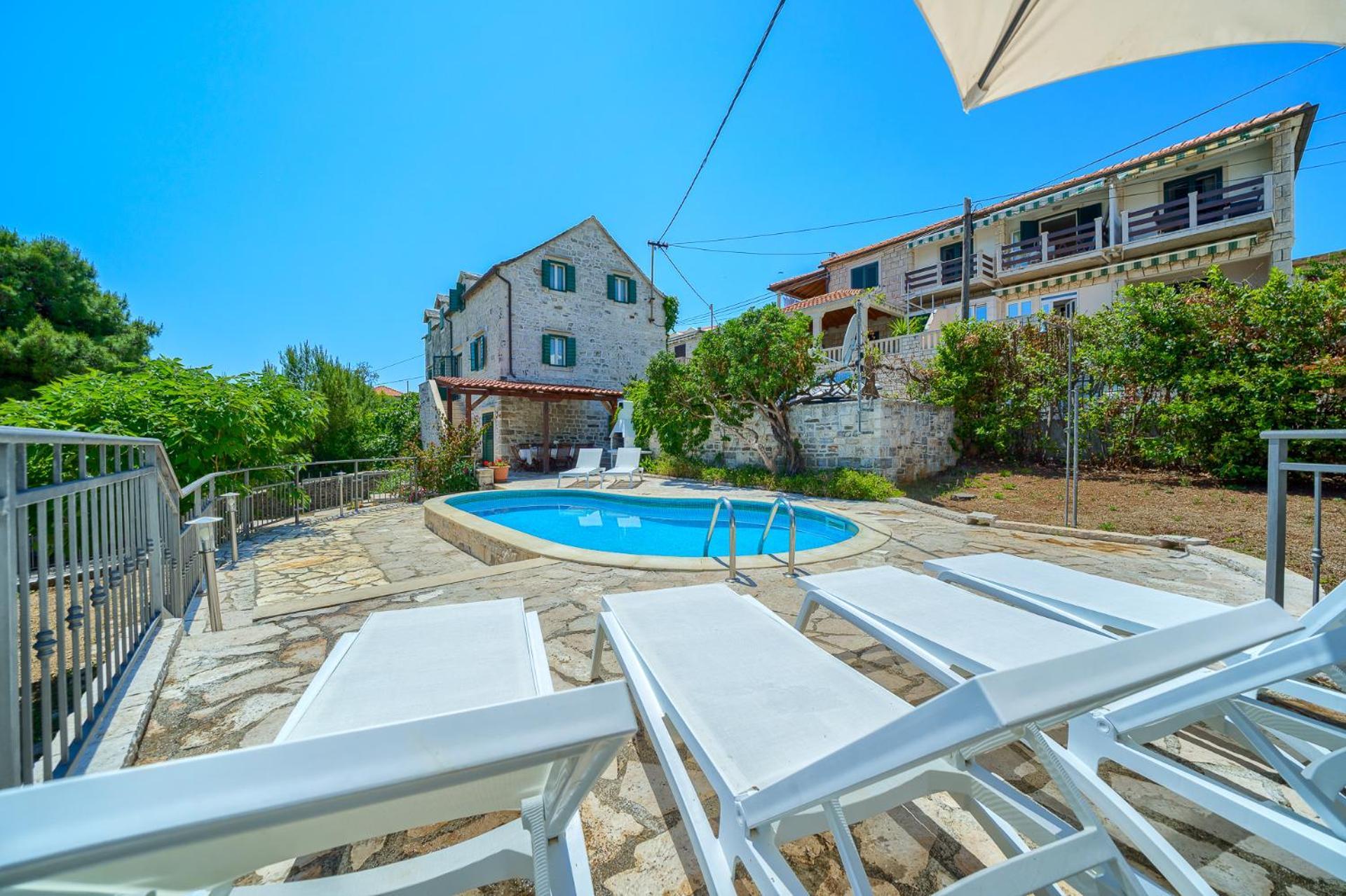 Villa Bonaca Perfect Location For A Holiday With Friends Or Family, Heated Pool Sumartin Kültér fotó