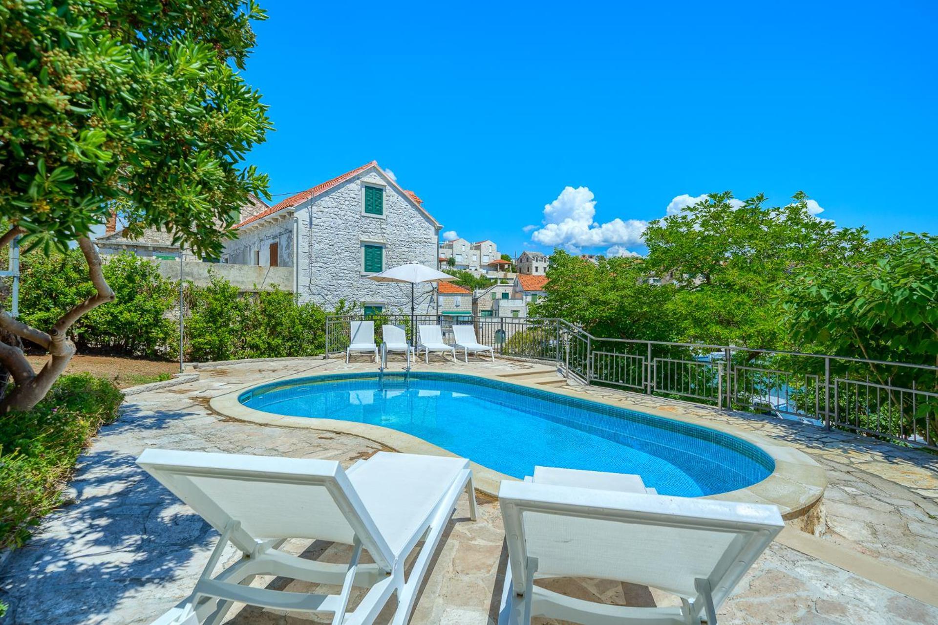 Villa Bonaca Perfect Location For A Holiday With Friends Or Family, Heated Pool Sumartin Kültér fotó