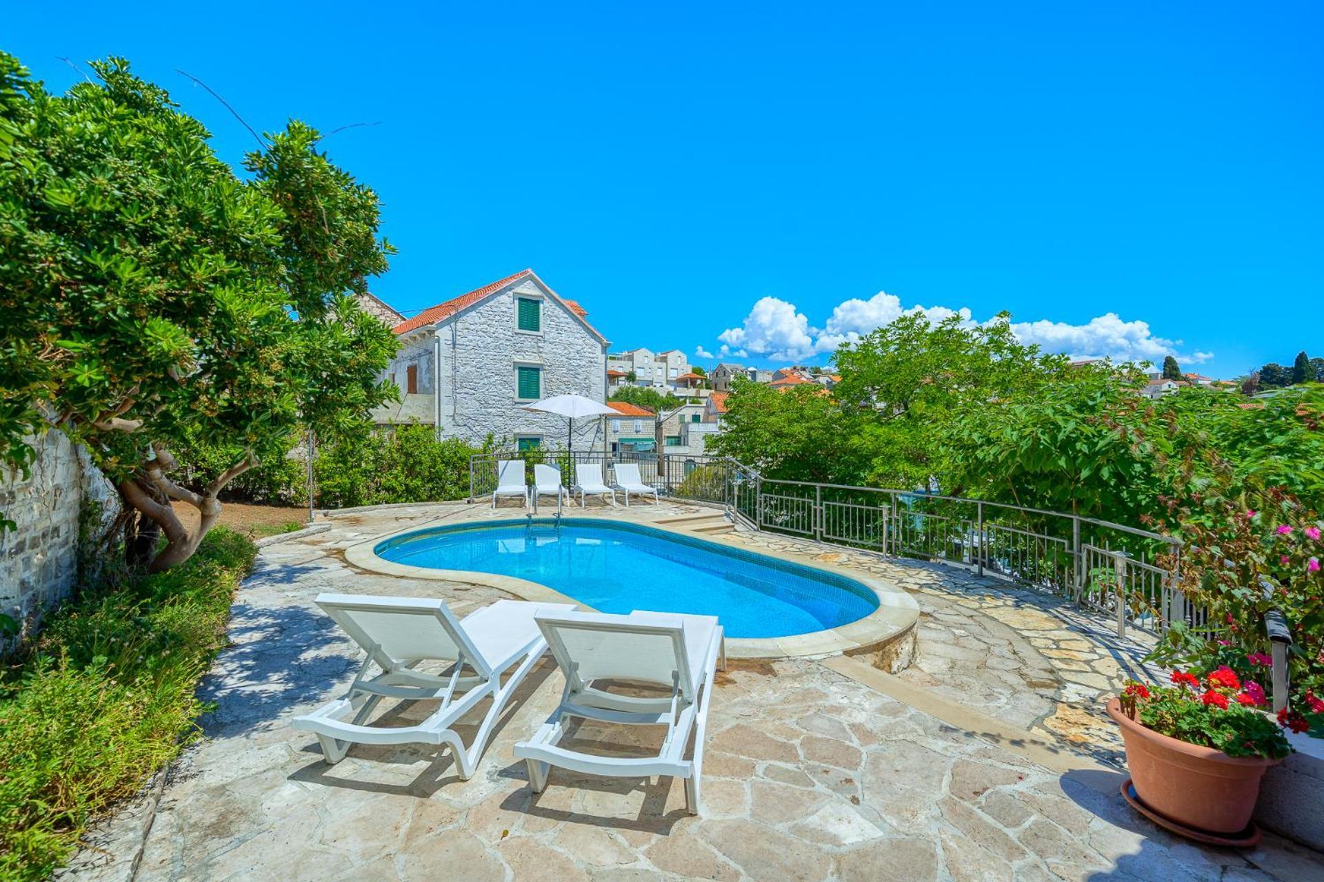 Villa Bonaca Perfect Location For A Holiday With Friends Or Family, Heated Pool Sumartin Kültér fotó